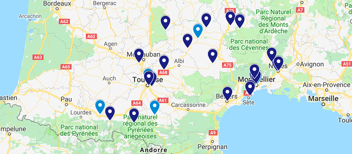 carte des poles structures